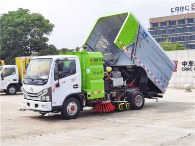 China 4x2 caminhão de limpeza de rua Dongfeng com tanque de água de 3000L e tanque de poeira de 2500L à venda