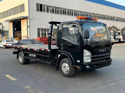 Cina Isuzu 130hp Roll Off Deck Carrier Flatbed Wrecker Truck 5 tonnellate in vendita