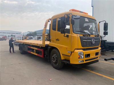 China Dongfeng 8 Tons Tilt Tray Flat Bed Tow Trucks Customizable High Durability for sale