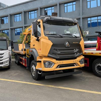 China 6x4 Euro 6 Howo Sinotruck 15 Ton Wrecker Recovery Tow Truck Mounted Crane for sale