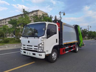 China ISUZU KV600 130hp Motor compactador de lixo camião 8cbm tanque camião de remoção de resíduos à venda