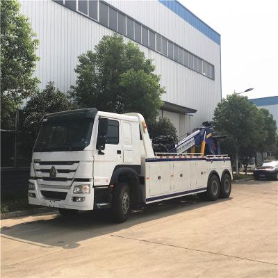 Chine 6x4 conduite Howo 20 tonnes camion de récupération lourd sous-levé camion de remorquage à vendre