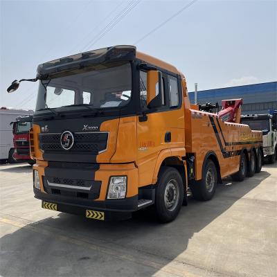 China 10x6 Shacman Heavy Duty Wrecker Tow Truck 40 Tons 50 Tons Subframe Equipped for sale