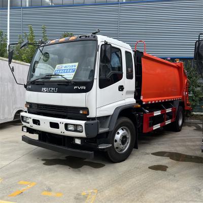 中国 4X2 ISUZU EURO 6 FVR 18000 LITERS ゴミ コンパクトトラック 後部ロード ゴミトラック 販売のため