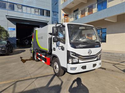 中国 4X2 EURO 6 DONGFENG 136HP 8000 LITERS TRUCKS GARBAGE WASTE GARBAGE COMPACTOR 販売のため