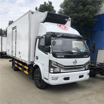 China 10 TONS DONGFENG EURO 6 DIESEL ENGINE REFRIGERATED VAN for sale