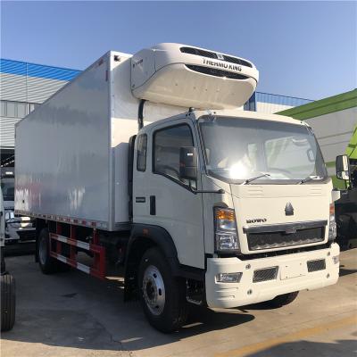 China 4X2 10 TONS HOWO EURO 3 DIESEL COOLING TRUCK COLD TRUCK for sale