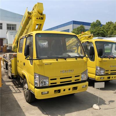 中国 4x2 ISUZU 17mから31mの高さ操作トラックバスケットトラック 販売のため