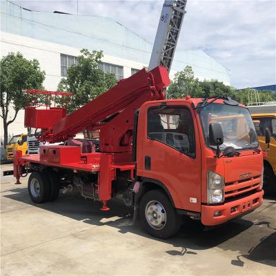 中国 4×2 36メートル ISUZU ディーゼルエンジン MANLIFT トラック バケット トラック チェリーピッカー 販売のため