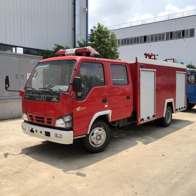 Cina 4X2 ISUZU 600P 3 TONNE 130HP EURO 6 NUOVO Camion dei pompieri 3000 LITRI Cisterna d'acqua Camion dei pompieri in vendita