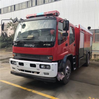 중국 4X2 EURO 6 FTR 6CBM ISUZU 소방 트럭 가격 소방 트럭 판매용