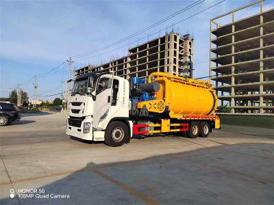 China 20,000 Liters Japanese ISUZU VC61 6x4 High Pressure Sludge Suction Truck Sewage Tank Truck for sale