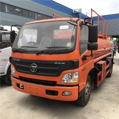 中国 4×2 FOTON RHD LHD 5000LITER タンカー トラック タンカー トラック 燃料 販売のため