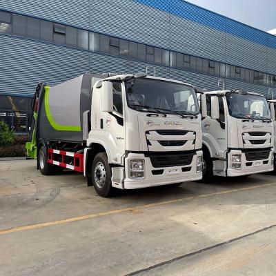 Cina 240hp ISUZU GIGA 16 camion di raccolta rifiuti compattatore cubo con cambio manuale in vendita