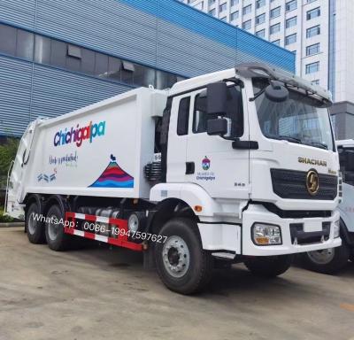 Cina nuovo 10 ruote SHACMAN H3000 camion della spazzatura compressa 20m3 compressore di rifiuti in vendita