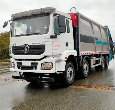 China 8x4 Garbage Truck 12 Wheeler SHACMAN Refuse Compactor Truck 30m3 for sale