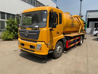 China 4x2 Chinese Dongfeng 6000 Liters Sewage Suction Truck for sale