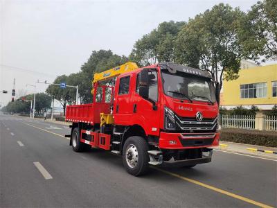 Κίνα Chinese Dongfeng Brand Double Cabin 4WD 4X4 Truck Mounted Crane With XCMG 5 Tons Crane For military use προς πώληση