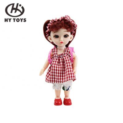 China Toy Huada Hot Selling Fashion Toy Baby Nice Long Straight Cute Cartoon Movable Joint Hair Doll For Girl Play for sale