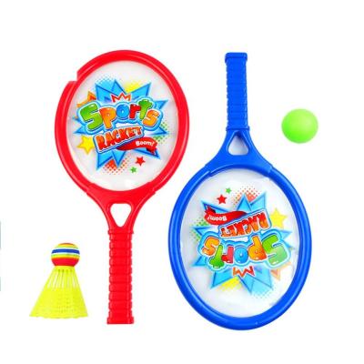 China Sports Toys 2 IN 1 Tennis Toys Racket Set , Badminton Ball Sport Set For Kids for sale