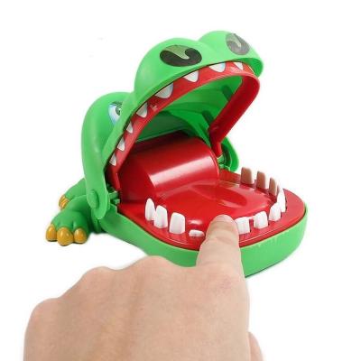 China Big Crocodile Shark Tricky Mouth Dentist Interactive Bite Finger Toys Game Free Sample Toy Prank Kids for sale