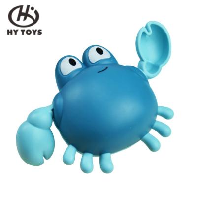 China Baby Bathtub Shower Time Water Game Floating/Swimming Toys Cute Kids Crab Swimming Cogs Happy Wind Up Animals Bath Floating Educational Toys for sale