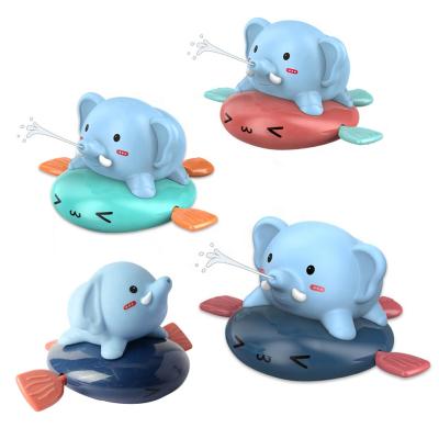 China 2022 New Product Pull Line Bath Toy Animals Shower Water Bath Toys Spray Cute Bath Baby Elephant Sprinkler Bath Toy for sale