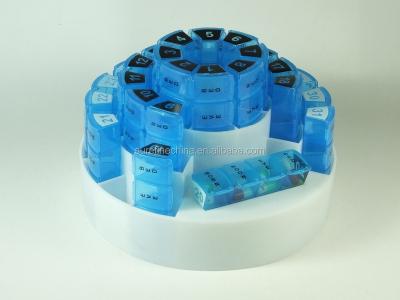 China pp monthly pill box, monthly pill dispenser, 30 day pill box, 31 day pill box, one month pill box for sale