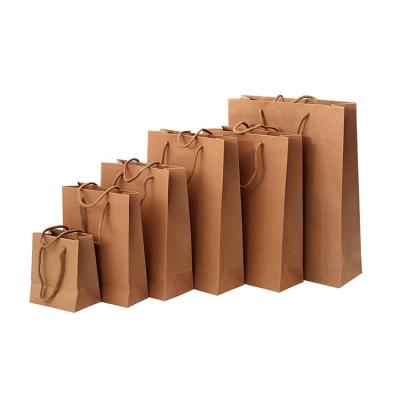 China Recyclable Famous OEM Accepted Wedding Gift Paper Food Craft Bag Custom Branded Bag Factory for sale