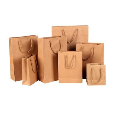 China Recyclable Custom Logo Paper Bag With Handles And Logo for sale