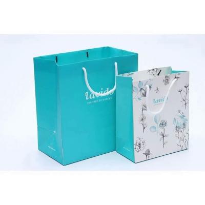 China High Quality 24*20*10cm Recyclable Accept Pretty Logo Customized Packaging Bags For Clothing for sale