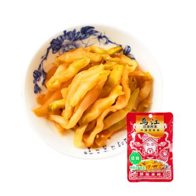 China Low Fat Chinese Largest Factory Supply Pickled Vegetable Preserved Kimchi Mustard In 80g Bag for sale