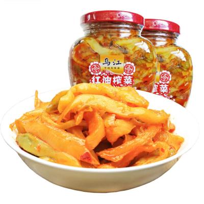 China Foods Cooking Wujiang Canned Hot Spicy Savory Garlic-flavor Low-fat Snacks Chinese Appetizer Pickle Dry for sale