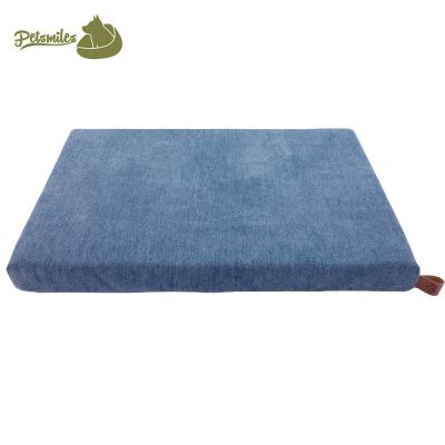 China New Crawler Dog Waterproof Rectangular Foam Mat Orthopedic Memory Foam Dog Mat for sale