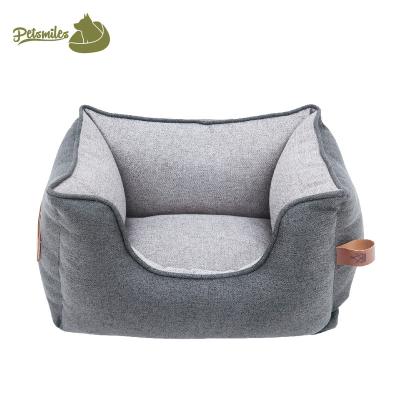 China Modern Dog Bed Fashion Basic Durable Waterproof Large Dog Bed Luxury For Pets With Anti Slip Bottom And Zipper for sale