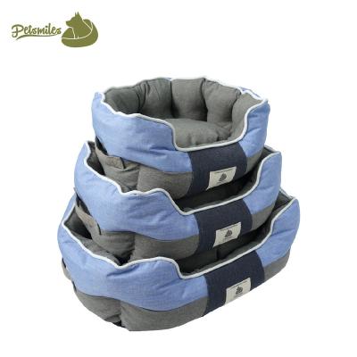 China 2021designer Oxford Cloth Waterproof Paw Shape Pet Bed For Small And Medium Dogs With Washable Cover for sale