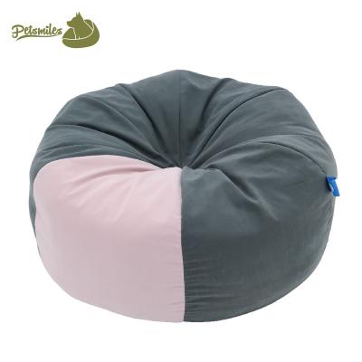 China Waterproof Luxury Canvas Pet Bed Calming Pet Sofa Bed For Pets All Seasons for sale