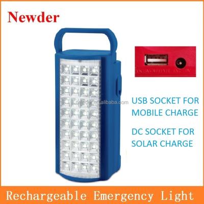 China Be used for indoor or outdoor lighting 40 SMD LED rechargeable lights MODEL 1048D for sale