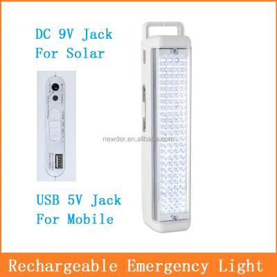 China Be used for indoor or outdoor rechargeable solar lighting 100LED emergency light MODEL 100LU for sale