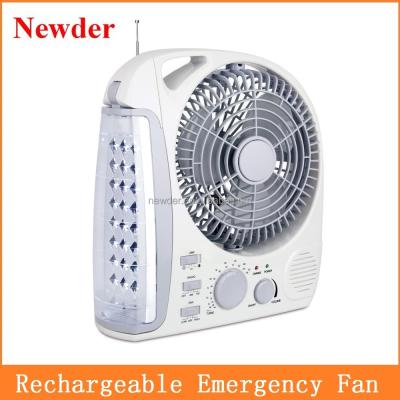 China Plastic Rechargeable Fan Factory ShenZhen Newder Electrical Appliance Co.,Limited for sale