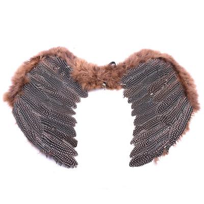 China Large Feather Wings Free Sample of Handmade Artificial Feather Wings for sale