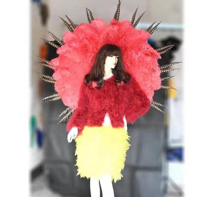 China Handmade Feathered Wings Artificial Feather Wings Good Sale for sale