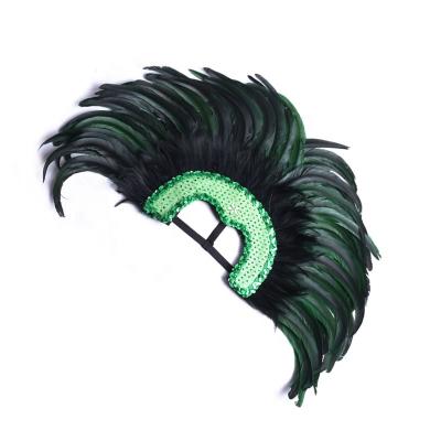 China Eco - Friendly Materials Customized Indian Size Feather Headdress From China for sale