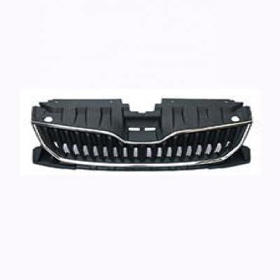 China Plastic European Type Auto Spare Parts 6V0853653 Grill For Skoda Fabia 2015 for sale