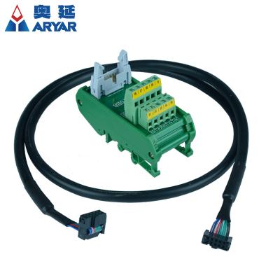 China Automotive IDC10 to Terminal Block Breakout Panel IDC Module Connector PLC Relay Adapter DIN Rail Mounting for sale