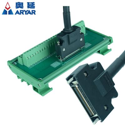 China Universal SCSI 50 SCSI50 CN50 Breakout Terminal Block Automotive Interface For MR-J3, Yaskawa Servo Drives With 0.5 Meter SCSI50 Cable for sale