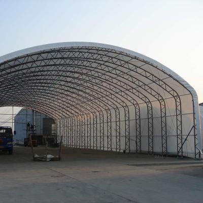 China Strong UV-Resistant Warehouse Tent Warehouse Steel Structure Warehouse Prefab Europe PVC Covered for sale