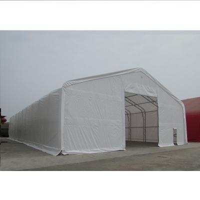 China strong UV-resistant; Fire retardant ; waterproof outdoor cheap industrial pipe tent warehouse for sale