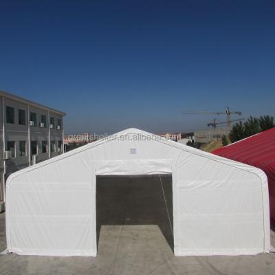 China Cheap large large tents custom prefab custom car garage dome warehouse storage garage commercial tent for sale