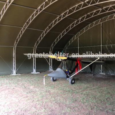 China strong UV-resistant; Fire retardant ; steel structure waterproof prefab steel structure hangar aircraft tent for sale